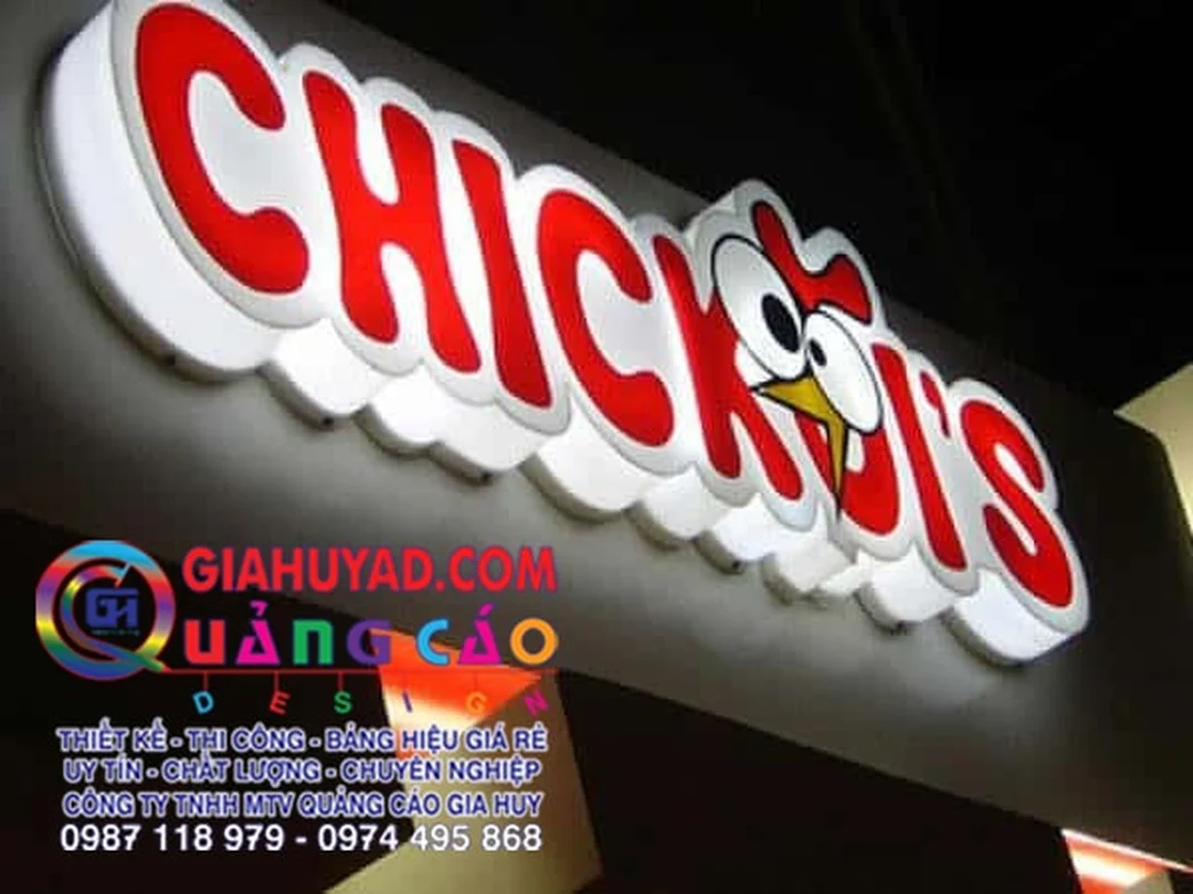 Bảng hiệu alu chữ nổi cần chống nước và bảo trì LED bảng hiệu alu chữ nổi thực tế cần xử lý LED và chống nước đúng cách