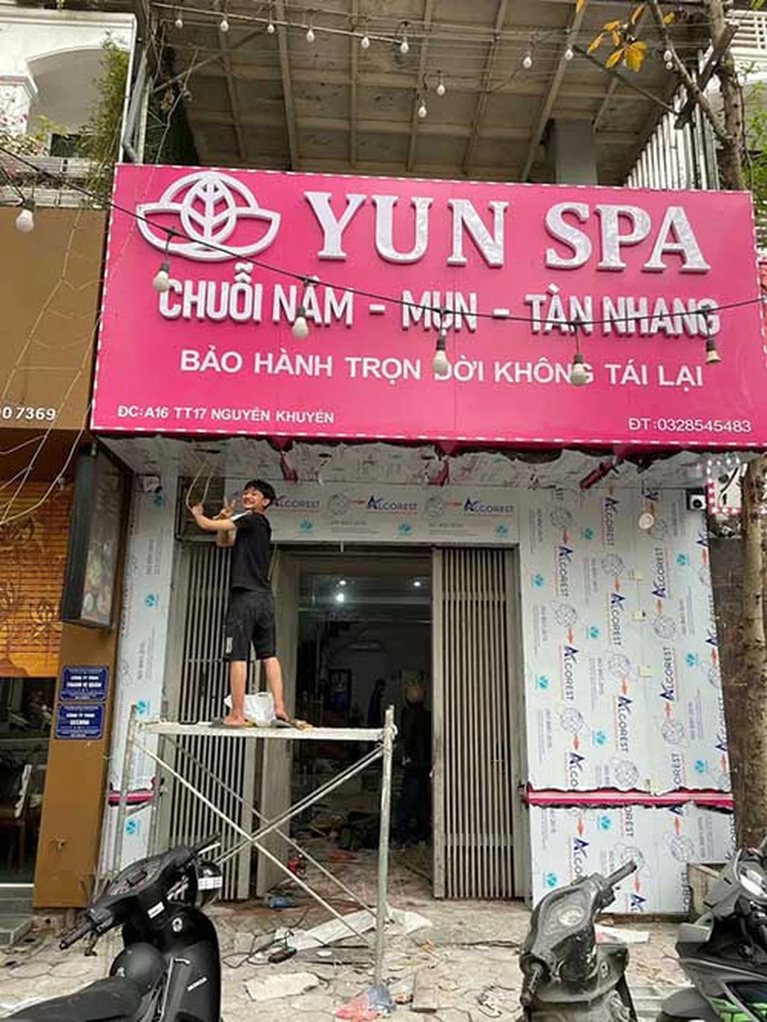 bảng hiệu hộp đèn nail - hình minh họa 1