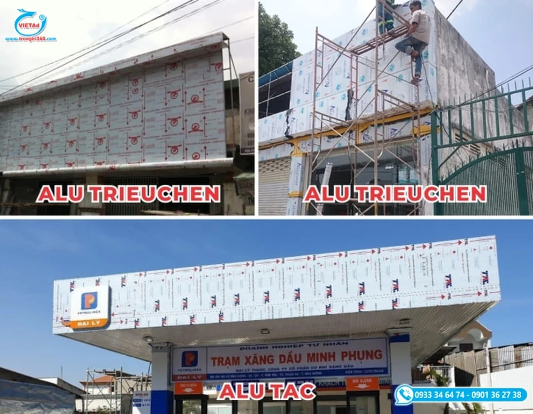 Các loại tấm alu làm bảng hiệu phổ biến các loại tấm alu làm bảng hiệu phổ biến
