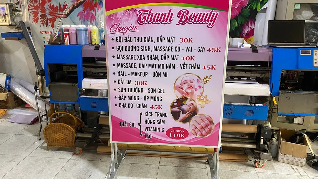 cách làm hộp đèn quảng cáo spa bằng mica và LED