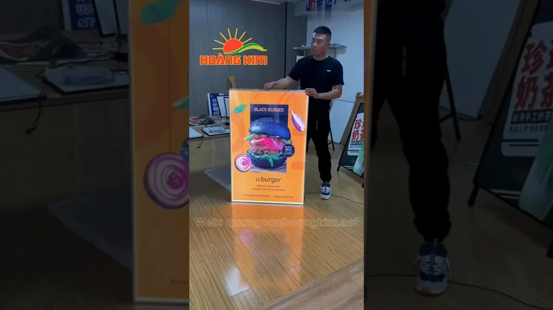 Video giới thiệu hộp đèn LED siêu mỏng